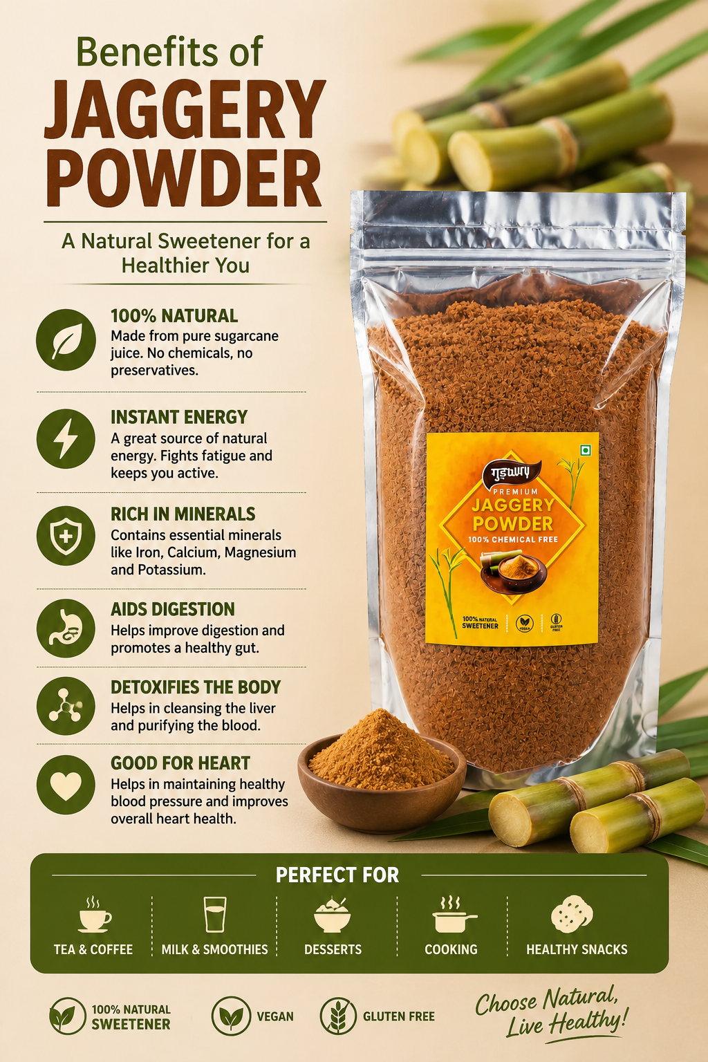 Jaggery Powder